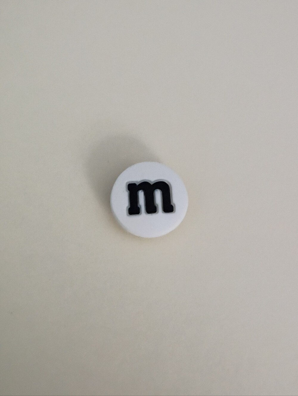 10 for $10 Jibbitz Croc Charms - White and Black Round M&M 3
